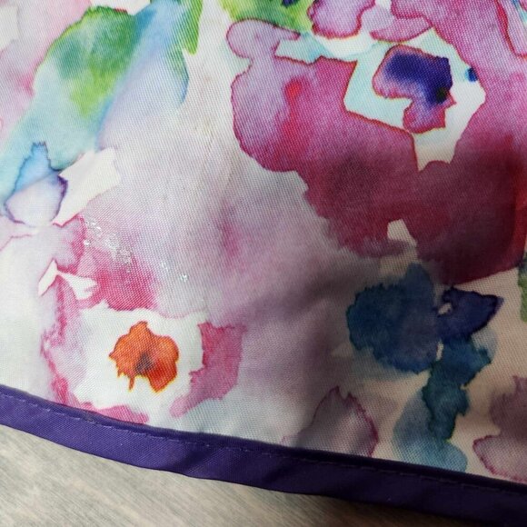 Bumkins sleeved Watercolor bib with Catchall - Picture 2 of 8